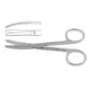 Operating Dressing Surgical Scissors Curved Blunt / Blunt German Stainless Steel