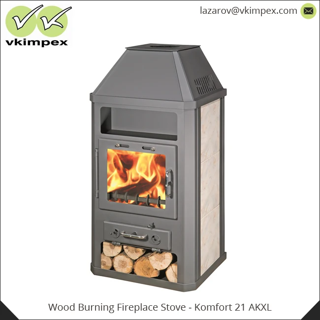 High Efficiency Wood Burning Fireplace Stove Komfort 21 Akxl