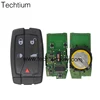 5 button Aftermarket copy remote key with 433Mhz frequency car key card cover for landrover freelander Discovery 4 Range Rover