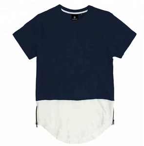 OEM service Side zipper T shirt OEM service Side zipper T shirt