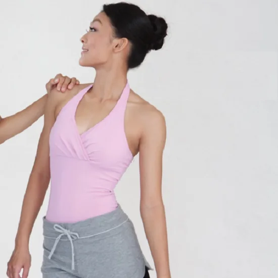 3 ballet halter leotard