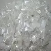 Hot washed 100% clear PET bottle scrap/PET flakes white/recycled PET Resin Factory price