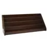 DECOMIL - 4 Rows Shelf Challenge Coin Holder Display Casino Chips Holder Cherry