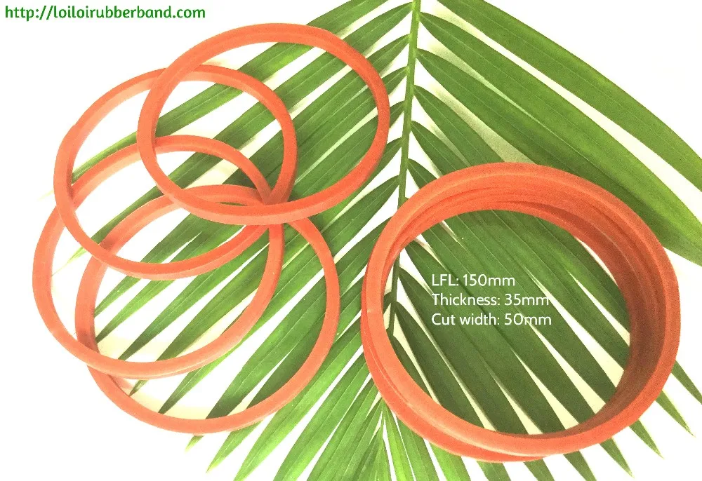 Di Durable Extra Large Size Custom Rubber Bands Wide Elastic Rubber Band Use From Big Factory