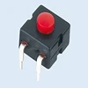 HM 2 Pin PCB Terminal Latching Plastic Flashlight Push Button Switch 12*12mm