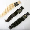 Wholesale top quality color #613 Indian virgin hair bundles cuticle aligned 100% human raw blonde hair extension weft