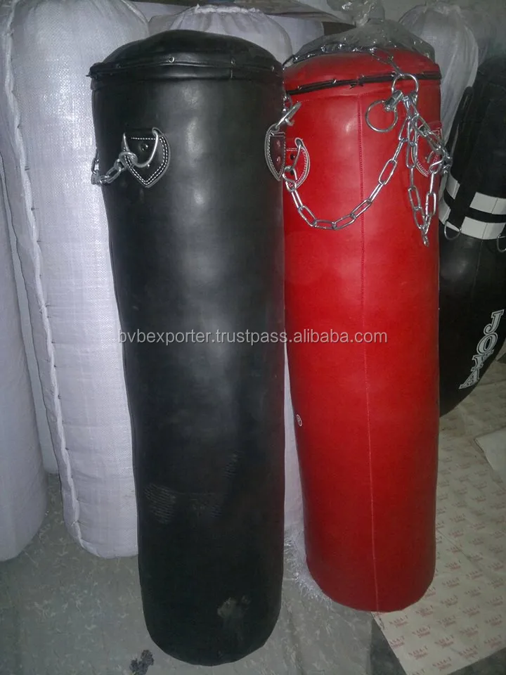 High Quality Genuine Leather Pu Leather Training Punching Bags Sand Bag