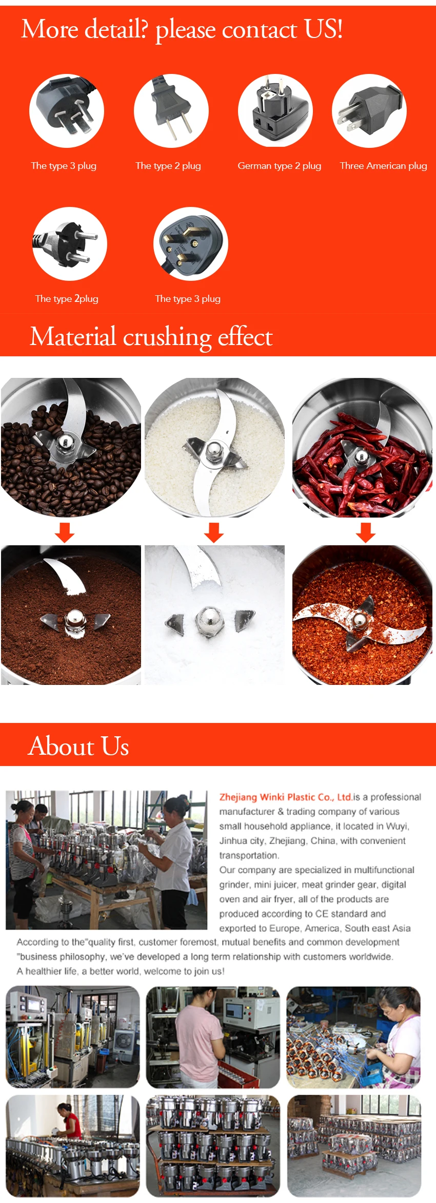 Rrh350(l)automatic Whole Grains Grinder Herb Grinder/perpper Grinder