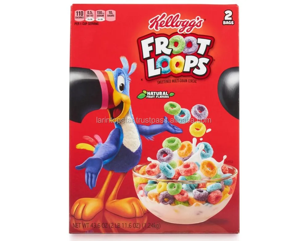 Kelloggs Froot Loops 375g(breakfast Cereals,Baby Cereals) Frosted ...