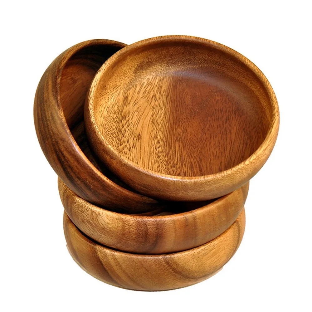 木制沙拉碗/木碗/木制餐具/沙拉碗/独特的木制沙拉碗