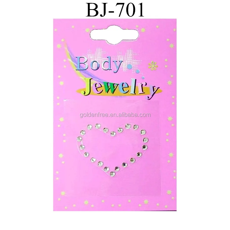 Jewelry Sticker Adhesive Body Jewelry Body Gem Face Gem Crystal Self