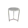 Luxury Stool Mother of Pearl Furniture High Quality Mulit Design Colour With Iron Finish Legs Modern Stool