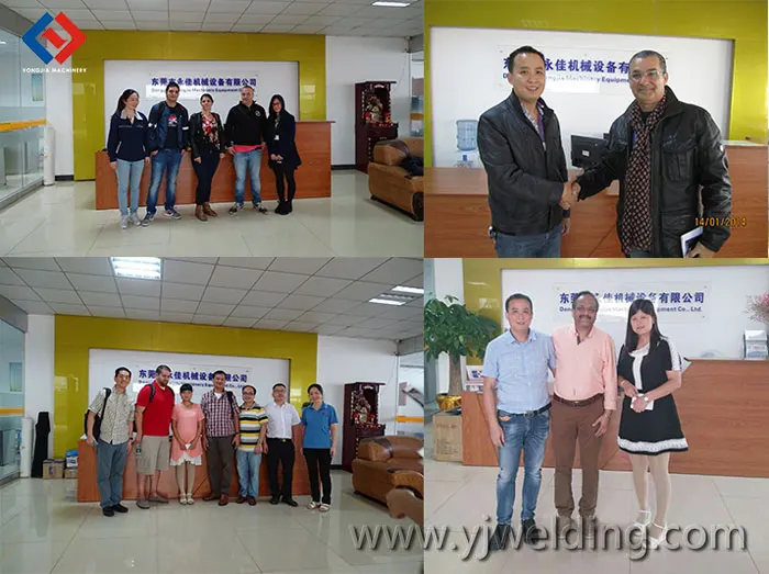 customers for Yongjia HF welding machine