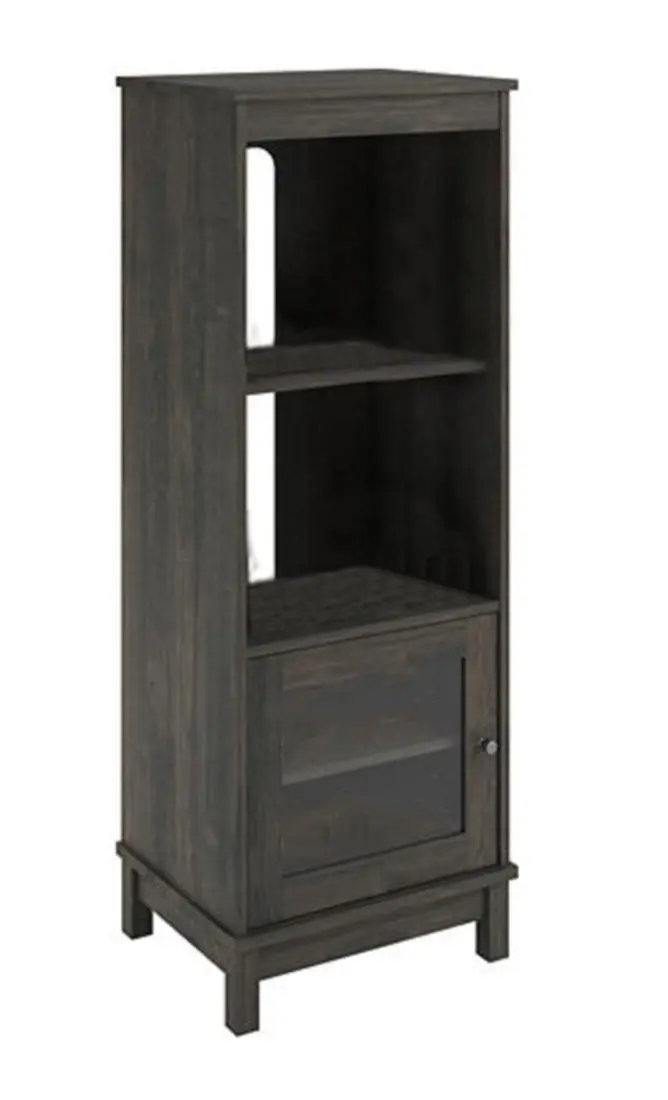 Buy Chatsworth Right Audio Pier Cabinet In Merlot Finish W Drawers