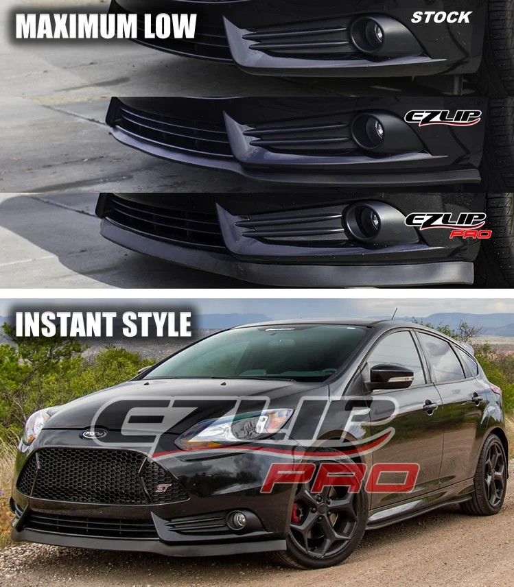 2X Paraurti Anteriore Spoiler Air Bent Trim 2 Modelli