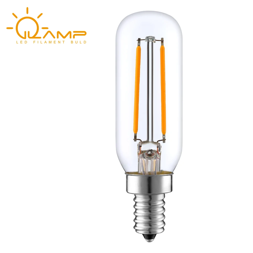 T6 LED Filament Bulb - 15 Watt Equivalent Candelabra LED Bulb - Radio Style