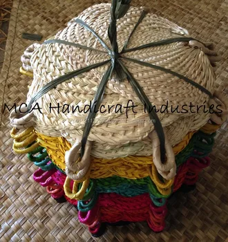 raffia hand fans