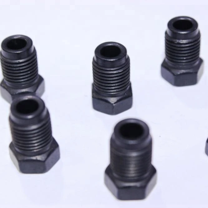 SET of 10 Female M10x1 HEX 15 Brake Line Pipe Nuts Galvanized for 3//16” Pipes