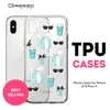 2018 Best Sellers Transparent TPU Mobile Wallet Case for iPhone X 10 Plus with Tiffany Design Printing Wholesale Custom