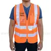 Wholesale Mesh Cheap Safety Vest Jacket High Visibility Neon Green Net Type with Reflective Tape