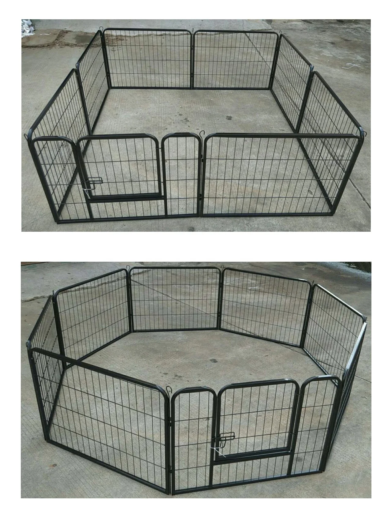 Wholesale Metal Kennel Collapsible Dog Playpen Animal Cage Dog