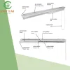 COTTAI Panel Track Curtain blinds ready made set component wand control manufacture Taiwan customized system