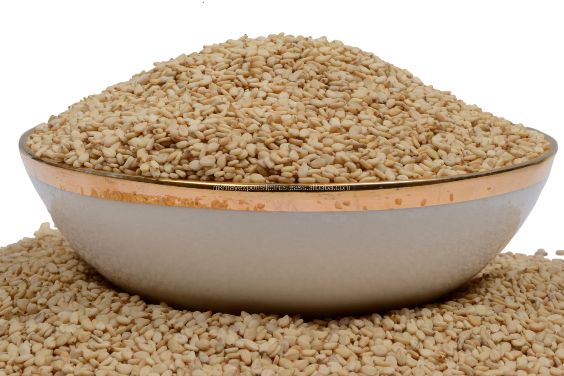 natural sesame 99.1.1 seeds origin india from nik-may exports