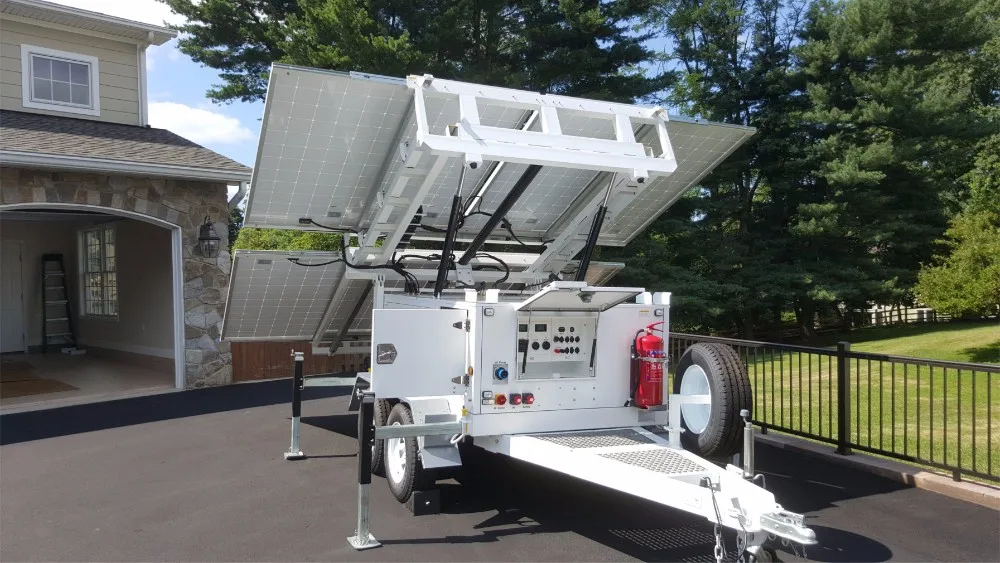 Portable Solar Wind Energy Generator Trailer 3kva 5kva 10kva 15kva