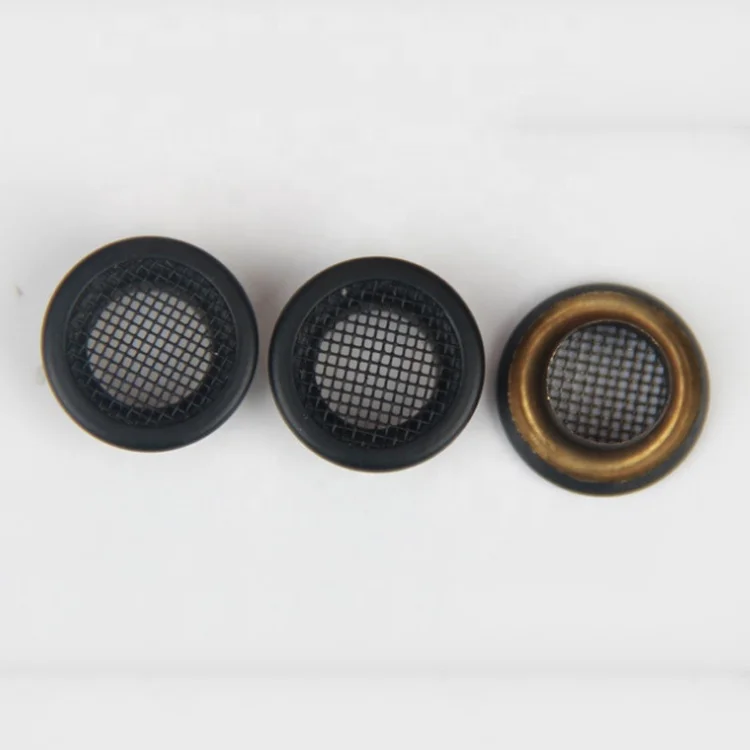 Metallic corns with flat mesh spray-painted Breathable eyelet