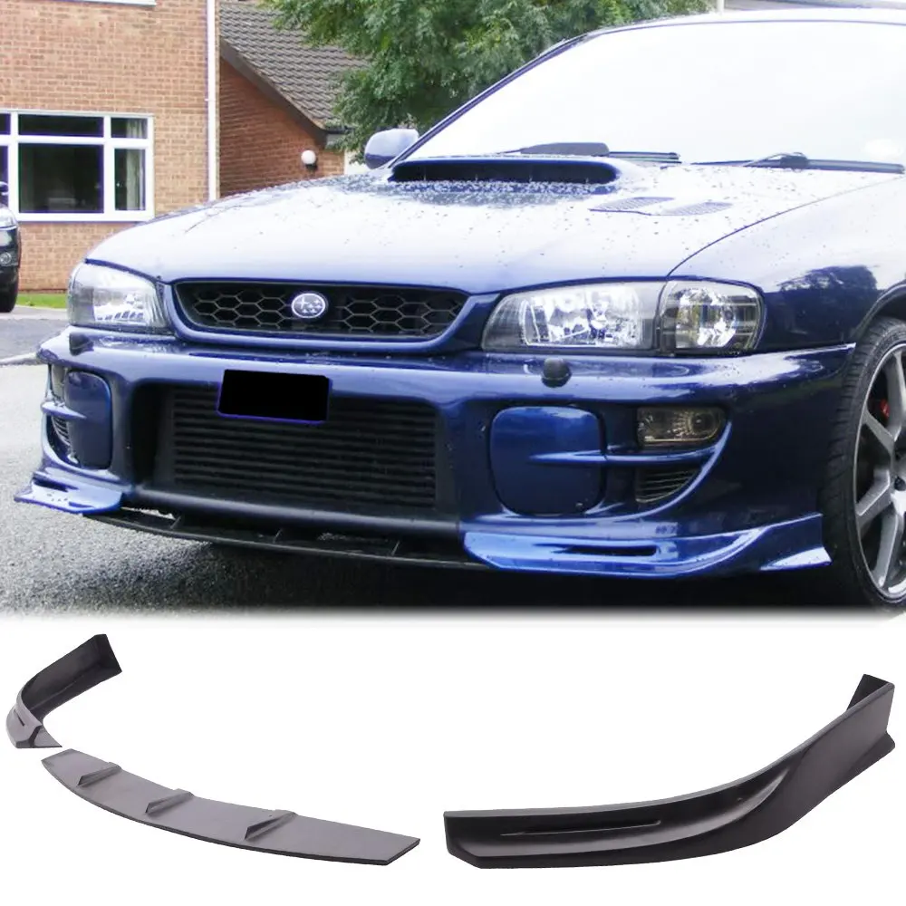 Fit 97-01 Subaru Impreza WRX STI Urethane Front Bumper Lip