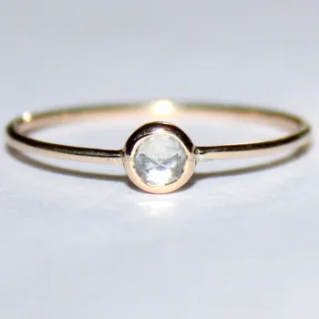 Solid 14k Gold Thin Rose Cut White Sapphire Stacking Ring Set Buy Stapeln Ring Set In Gold 3mm Gold Stacking Ringe Dunne Gold Ringe Product On Alibaba Com