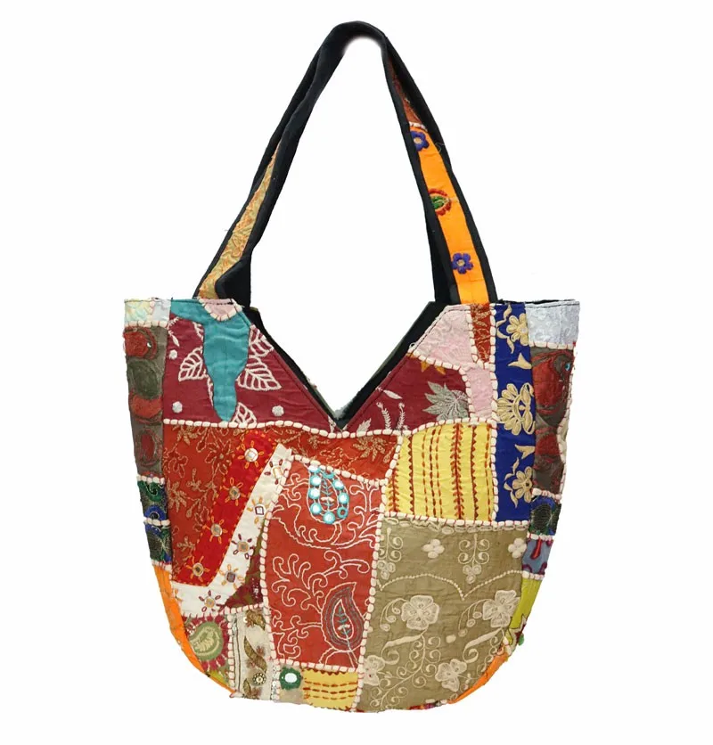 Ethnic Patchwork Handmade Banjara Tribal Hobo Bohemian Gypsy Women ...