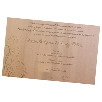 Unique English Wedding Invitation Card - Buy Wedding Invitation Card