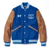 Customization Varsity Jacket Number One Letterman Baseball College Football Men Varsity jackets with Aero front Pockets