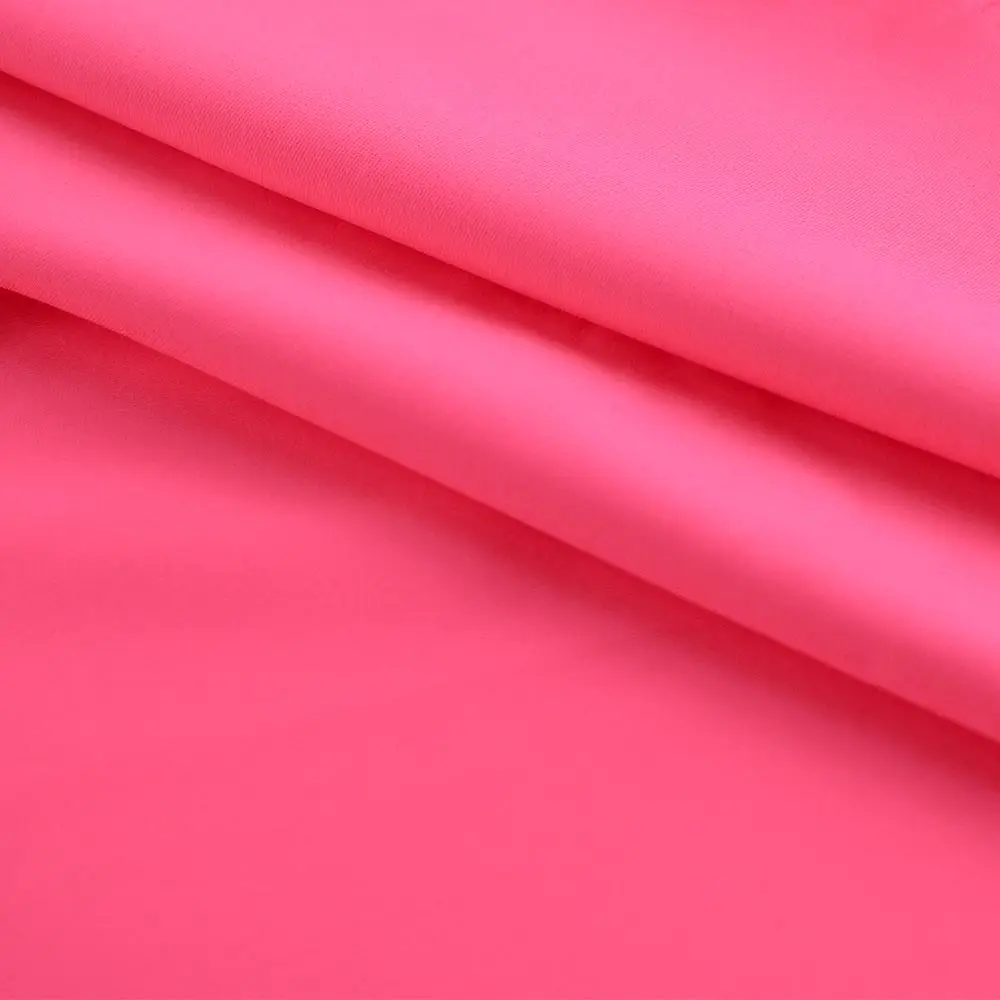 Peach Color Lycra Nylon Breathable Elastic Fabric Comfortable For Sport ...