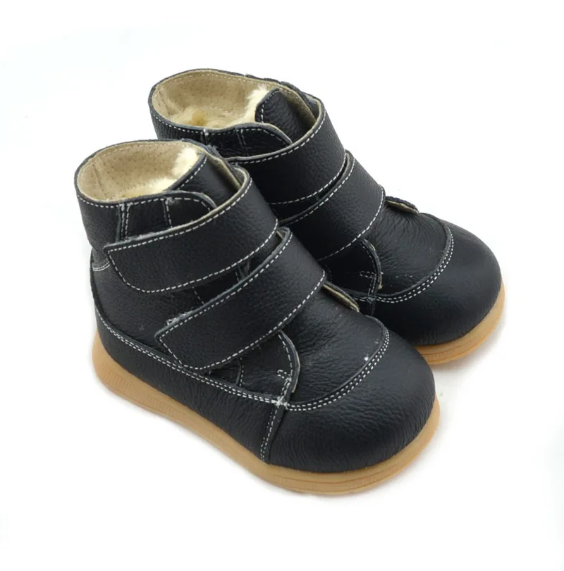 black toddler boots