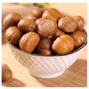 Delicious organic snacks food Vacuum-packed roasted whole chestnuts shelled