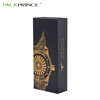 Elegant Black Sleeve Men Watch Strap Packaging With EVA Insert Custom Solid Paper Cardboard Display Single Watch Box
