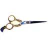 Barber Razor Beauty Scissor with Peacock Handle
