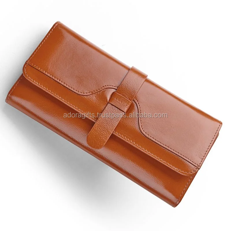 Genuine Leather Women Wallet Coin Purse Phone Clutch Long Organizer