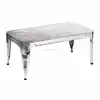 Silver Aluminium Aviator Rectangle Coffee Lounge TableSilver Aluminium Aviator Rectangle Coffee Lounge Table