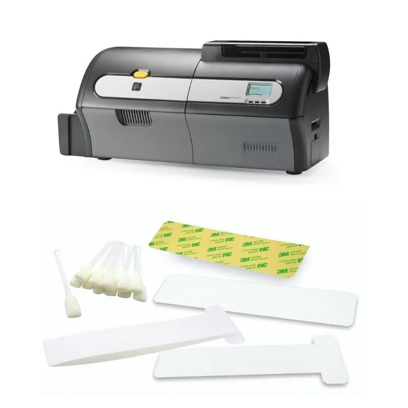 Retransfer Id Card Printer Cleaning Kits,Snap Swabs And Cleaning Cards