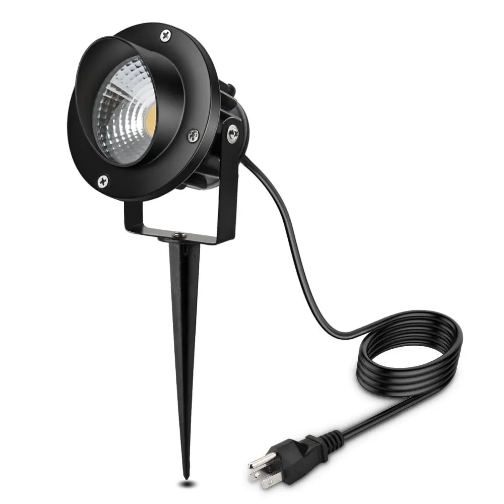 2 Lemonbest Bright Outdoor Landscape LED Lawn Lamp Path Lights 10w with AC Power
