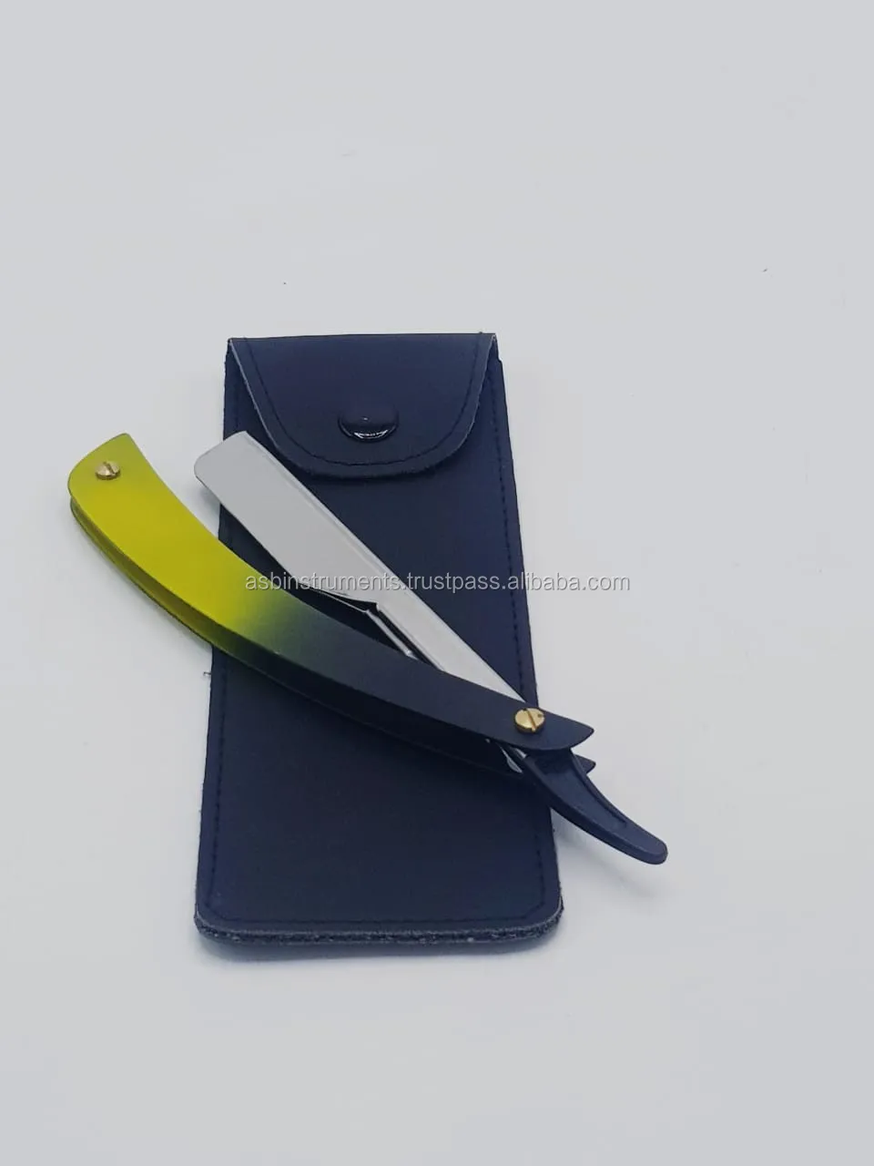 Barber Pole Paper Coated Straight Razor With Changeable Blade Buy