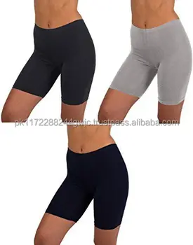 cotton workout shorts women's