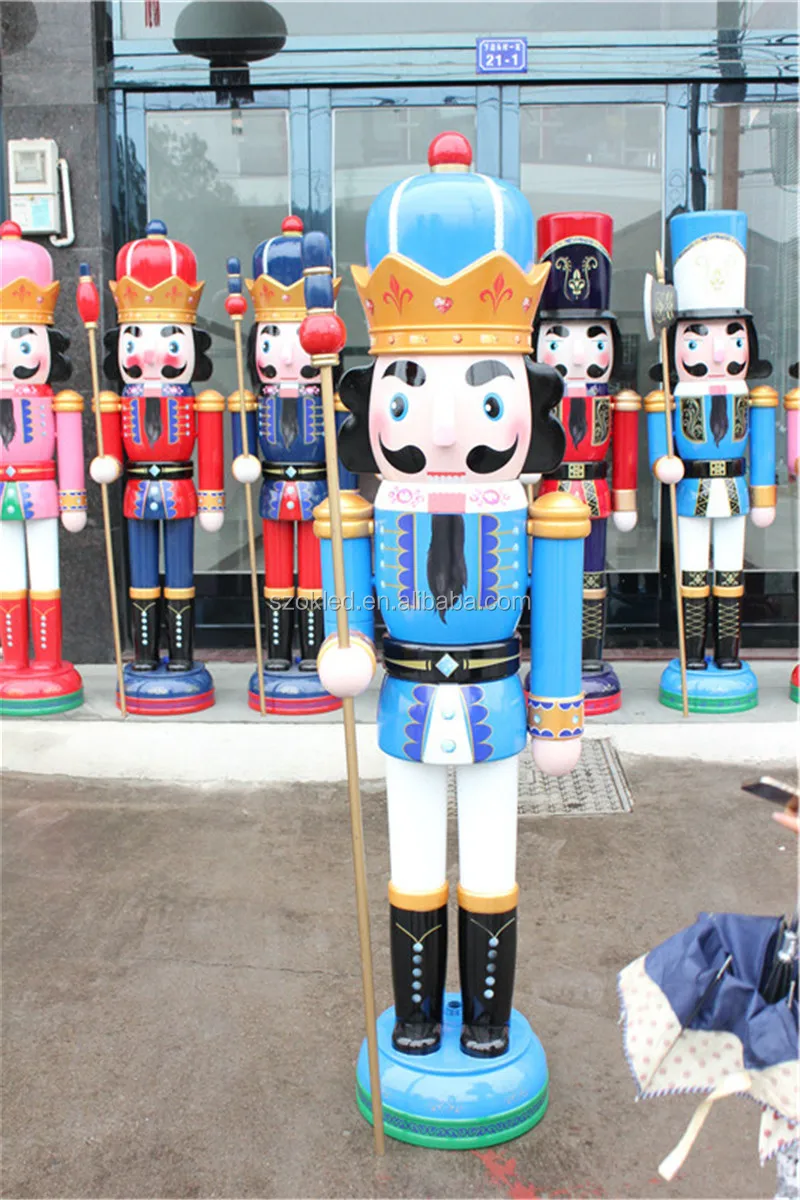 Outdoor Oversize 6ft 180cm Large Christmas Figurine Nutcracker Soldiers ...