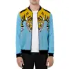 Latest Tiger Jacket Men's Custom outdoor wear Polyester Fashion Zipper Bomber Jackets | Men's Bomber jackets