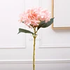 Single stem 45 cm light pink hydrangea artificial preserved hydrangea for sale