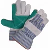 Split Leather Work Gloves Double Palm Reinforcement A Grade Quality