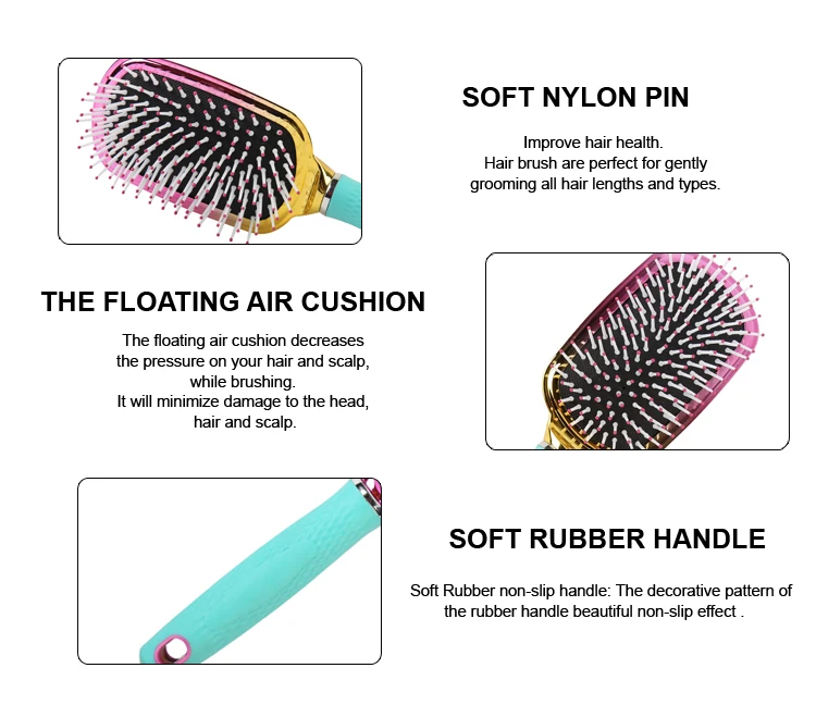 Private Label Paddle Brush Hairbrush Detangle Brush Hair - Buy ...